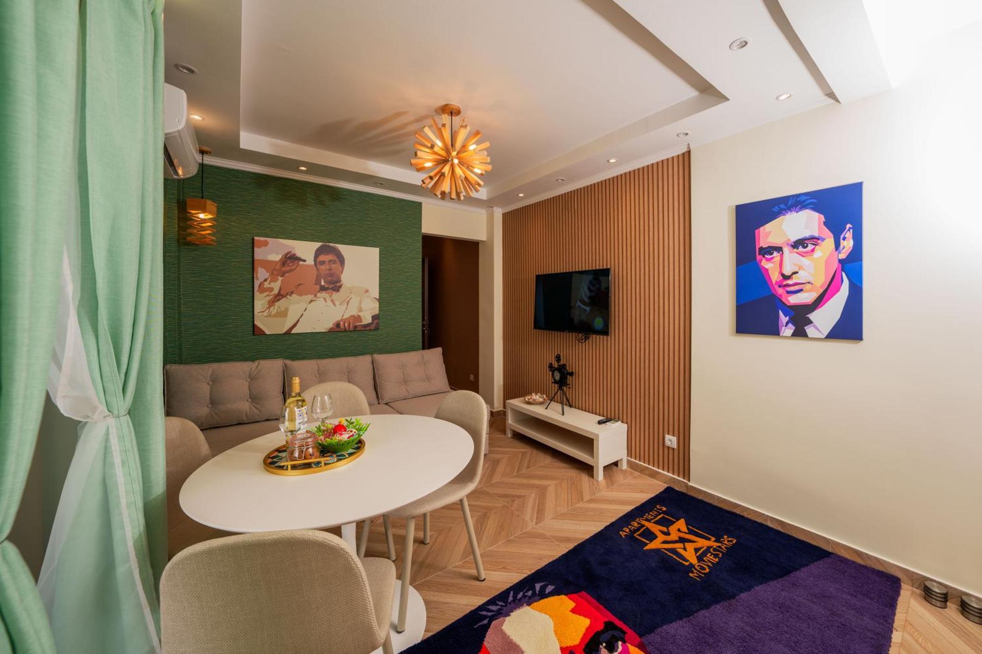 Lux Movie Stars Apartments Perea Περαία Δωμάτιο φωτογραφία